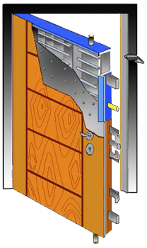 Puerta acorazada máxima