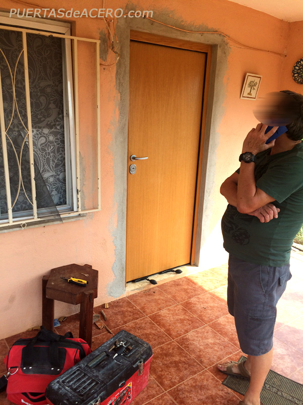 Tentativa de robo sobre puerta acorazada yshua asisplus